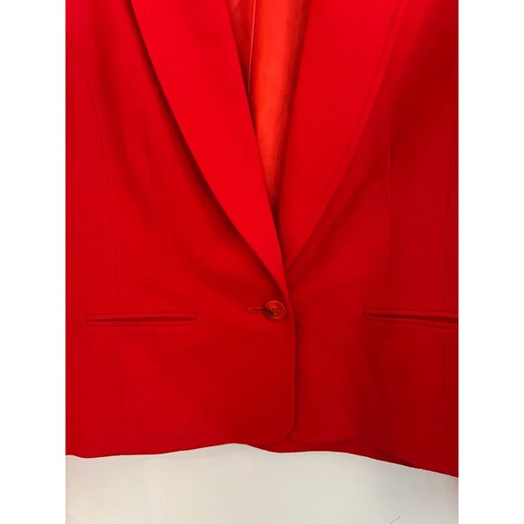 Vintage Pendleton Women's Red Wool Blazer Size 14 - Picture 3 of 6